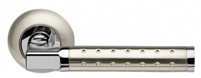 РУЧКА РАЗДЕЛЬНАЯ R.LD54.ERIDAN 37 SN/CP-3 МАТОВЫЙ НИКЕЛЬ/ХРОМ TECH (КВ. 8х140)